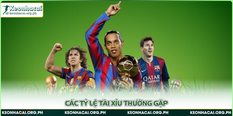 Các tỷ lệ tài xỉu thường gặp