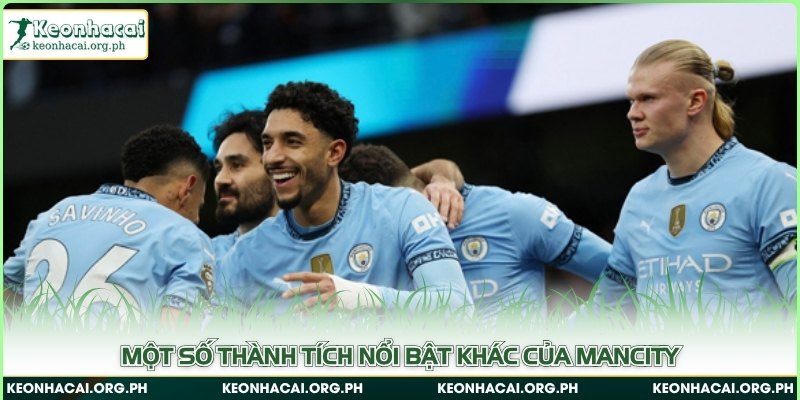 Một số thành tích nổi bật khác của Mancity